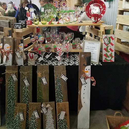 Wonderful Day at the Coastal Carolina Christmas Arts Crafts and Gifts Show Audra Styles Booth