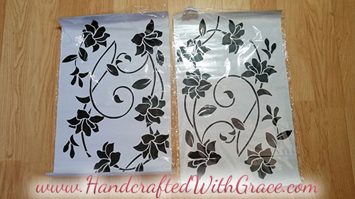 One Hour Removable Furniture Makeover by www.HandcraftedWithGrace.com