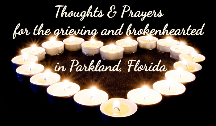 Prayers for Parkland Florida from Handcrafted With Grace